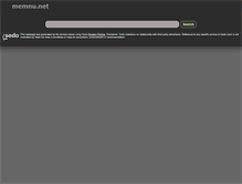 Tablet Screenshot of memnu.net